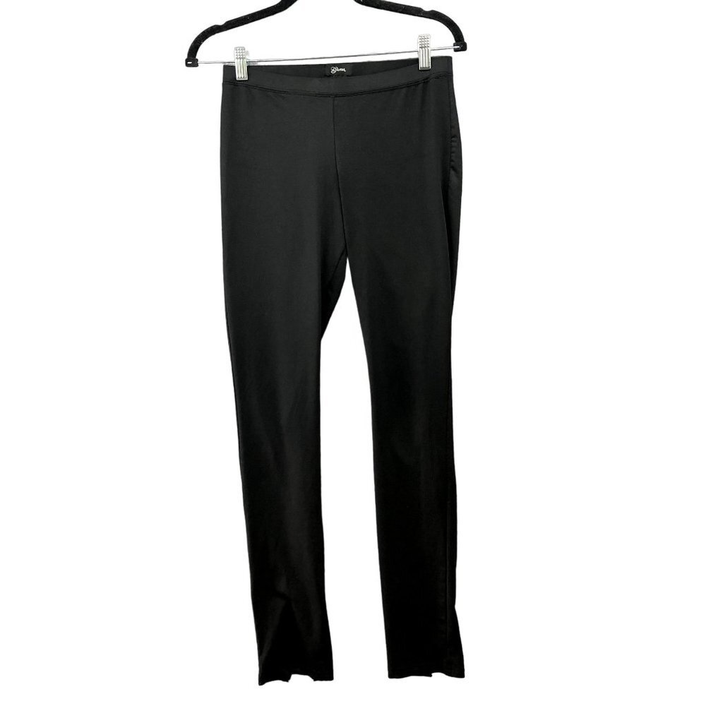 Guess Ankle Zip Leggings Womens S Black Sleek Stretchy Low Rise Moto